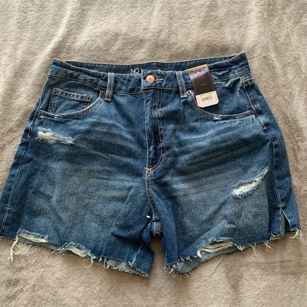 High rise denim shorts size 11